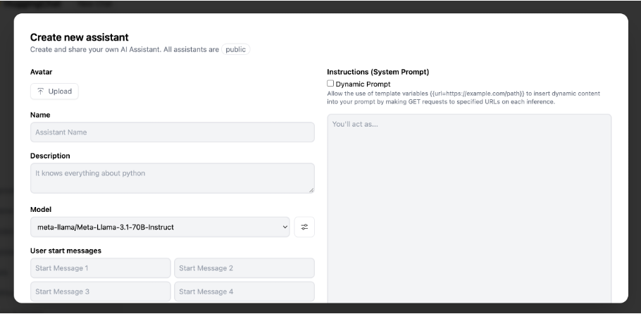 HuggingChat Assistants - HuggingFace